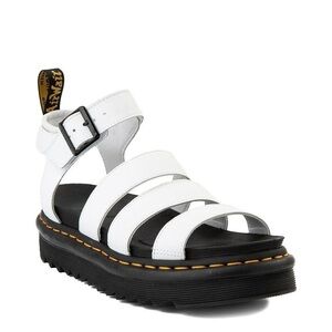 Womens Dr. Martens Blaire Sandal White Straps